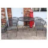 Expanded Metal Patio Set