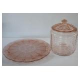 Pink Depression Type Glass