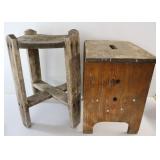 Stool & Plant Stand