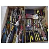 2 Trays of Screwdrivers