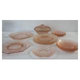 Pink Depression Type Glass