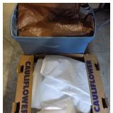 2 Trays of Tarps & Plastic Sheeting