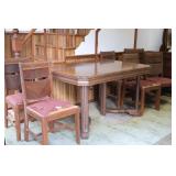 Deco Style Table with 6 Chairs
