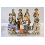 Tray Lot of Figurines