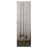 3 Saltwater Fishing Rods & Reels