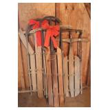 3 Vintage Sleds