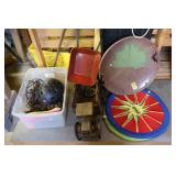 Plastic Sleds & Toy Lot