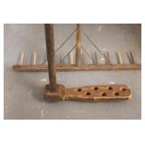 Apple Butter Stirrer & Wooden Rake