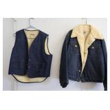 Vintage Denim Vest & Coat