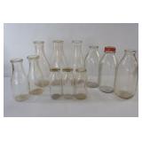 Selection of Milk Bottles