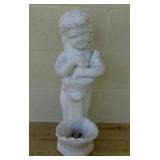Concrete Girl Fountain