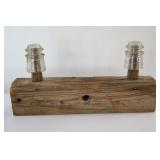 Glass Insulator on Cross Beam