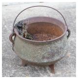 Cast Iron Kettle Planter