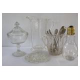 Clear Glass Tray Lot