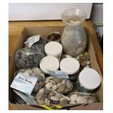 Decorative Glass & Polished River Rocks