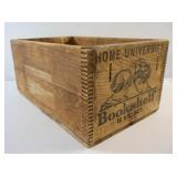 Wooden Advertising Crate