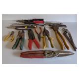 Selection of Pliers & Tin Snips