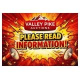 Auction Pickup Reminder - Please Come Prepared