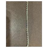 Sterling 7in Marquise Cut Tennis Bracelet
