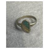 Sterling Size 6 Turquoise Ring