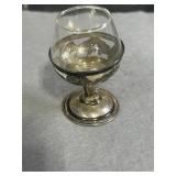 Sterling Brandy Glass 2in