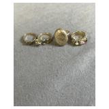 Sterling Size 7 Ring Lot of 4