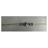 7in Sterling Liquid Southwestern Navajo Bracelet