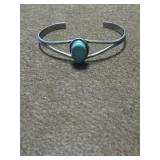 Turquoise 925 Tear Drop Cuff
