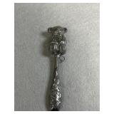 Sterling 4in Teddy Bear Baby Rattle
