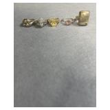 Sterling Size 8 Ring Lot of 5