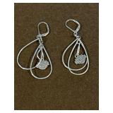 Sterling Harley-Davidson Womenï¿½s Dangle Earrings