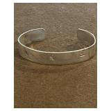 Sterling Cuff With Native American Engravings