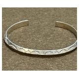 925 Native American Dainty Cuff Bracelet