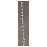 7in Sterling Amethyst Tennis Bracelet