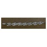 8in Sterling Art Deco Bracelet