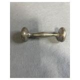 Sterling 3in Dumb Bell Baby Rattle