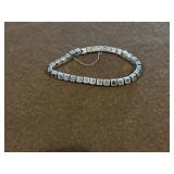 Sterling Vintage 6in Tennis Bracelet