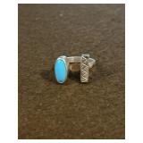 Sterling Size 5 Marvin and Luana Turquoise Ring