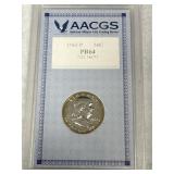 1962 P 90% Sliver PR64 7323 AACGS