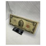 US-2 Dollar Star Note Series 1953. Red