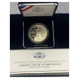 2002 SALT LAKE CITY Olympics Proof 90% Silver