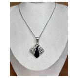 Sterling necklace & pendant