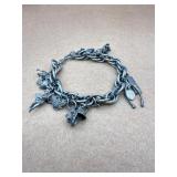 Sterling bracelet & pendants