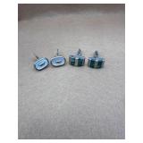Sterling cuff links lot of 2