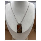 Sterling necklace & pendant