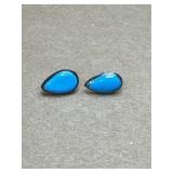 Sterling Turquoise earrings lot of 1 pair