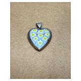 Sterling heart pendant