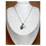 Sterling necklace & pendants