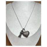 Sterling necklace & 2 pendants