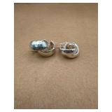 Sterling earrings lot of 2 pairs
